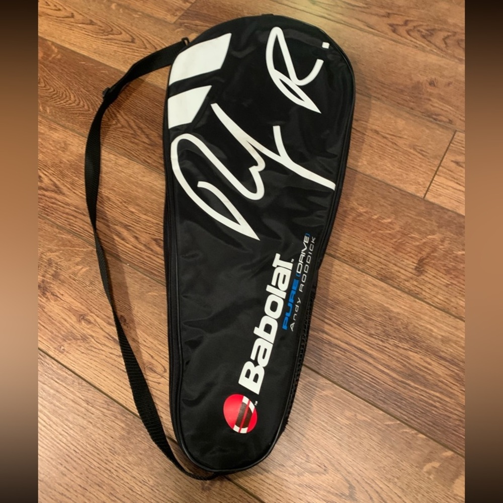 Babolat Tennis Racquet Racket Single Cover Bag w/ Shoulder Strap - Carrying Case